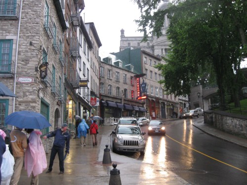 Quebec City - in the rain